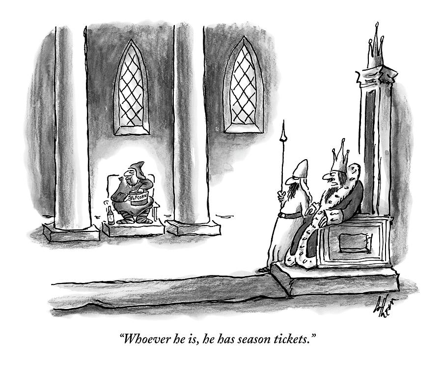 900x745 a king is seated on his throne looking at another drawing - King On Throne Drawing