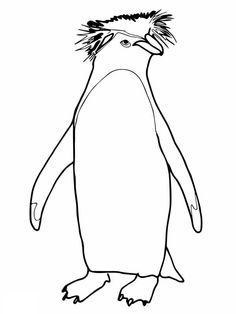 236x314 King Penguin Clipart Black And White - King Penguin Drawing