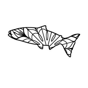 300x300 King Salmon Mandala - King Salmon Drawing