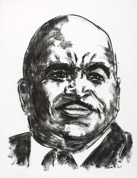 560x730 king solomon burke drawing frank argento - King Solomon Drawing