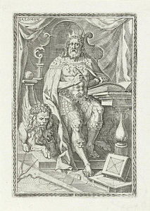 213x300 king solomon, johann sadeler i, crispijn van den broeck drawing - King Solomon Drawing