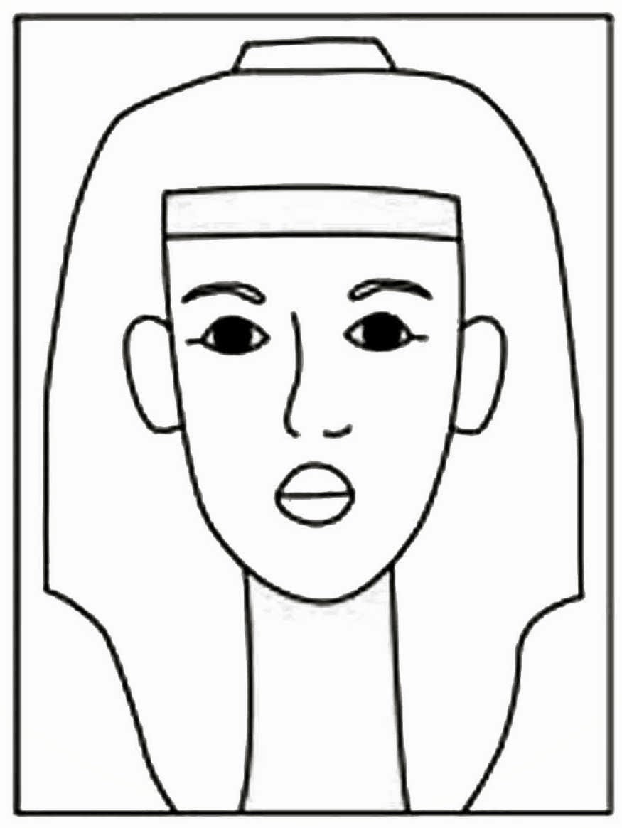 875x1165 How To Draw King Tut Art Projects For Kids - King Tut Drawing