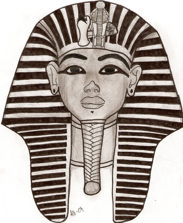 King Tut Tattoo Drawing at PaintingValley.com | Explore collection of