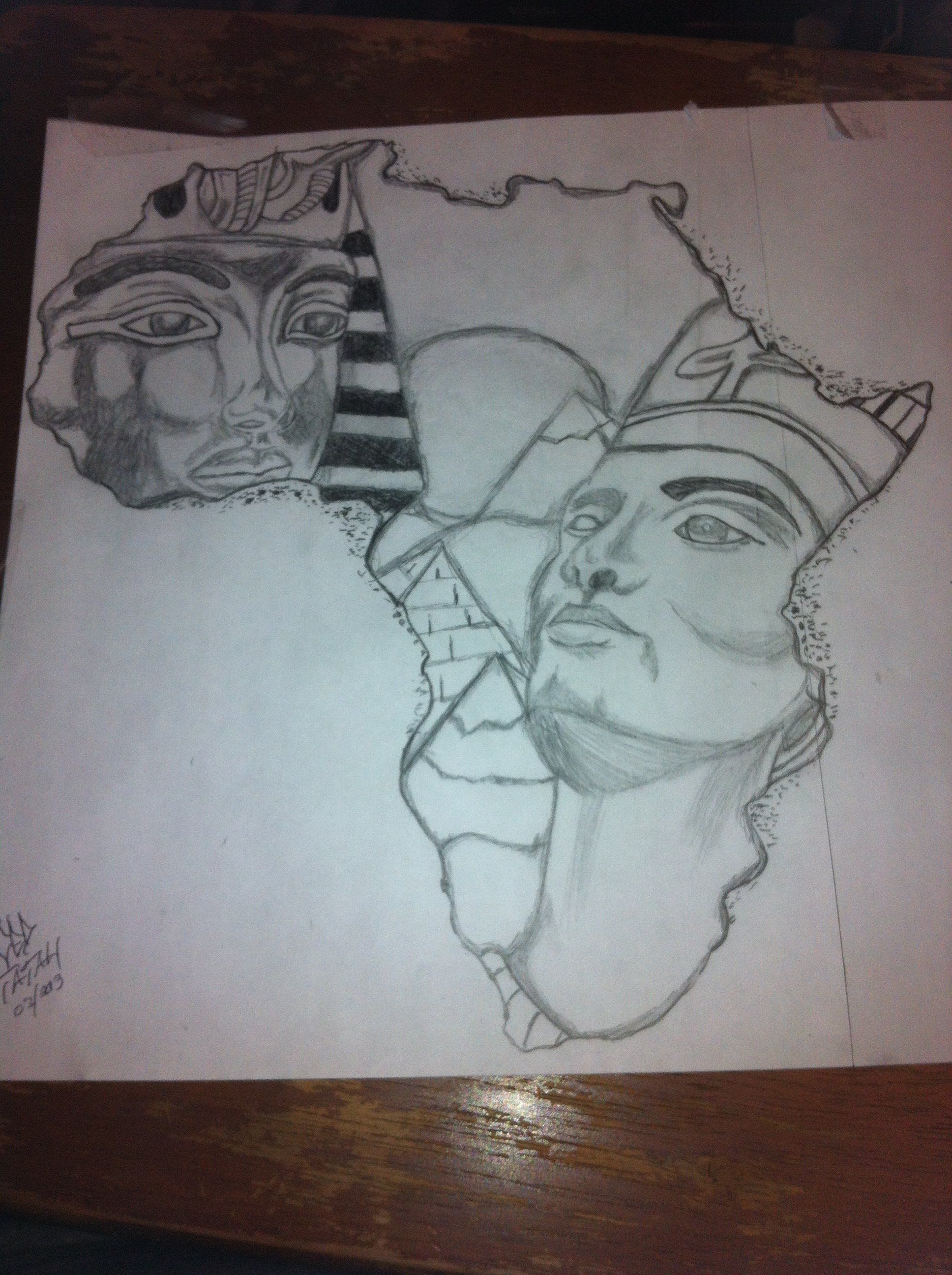 Nefertiti Tattoo Small