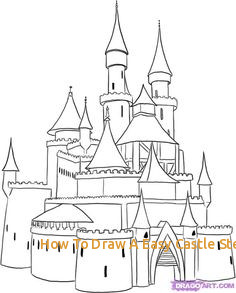 236x293 How To Draw A Easy Castle Step - Kingdom Drawing