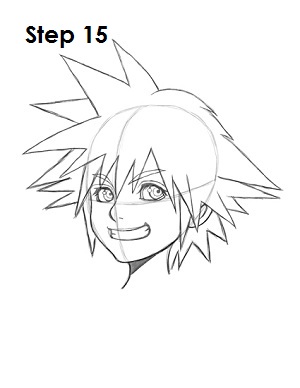 300x388 How To Draw Sora - Kingdom Drawing