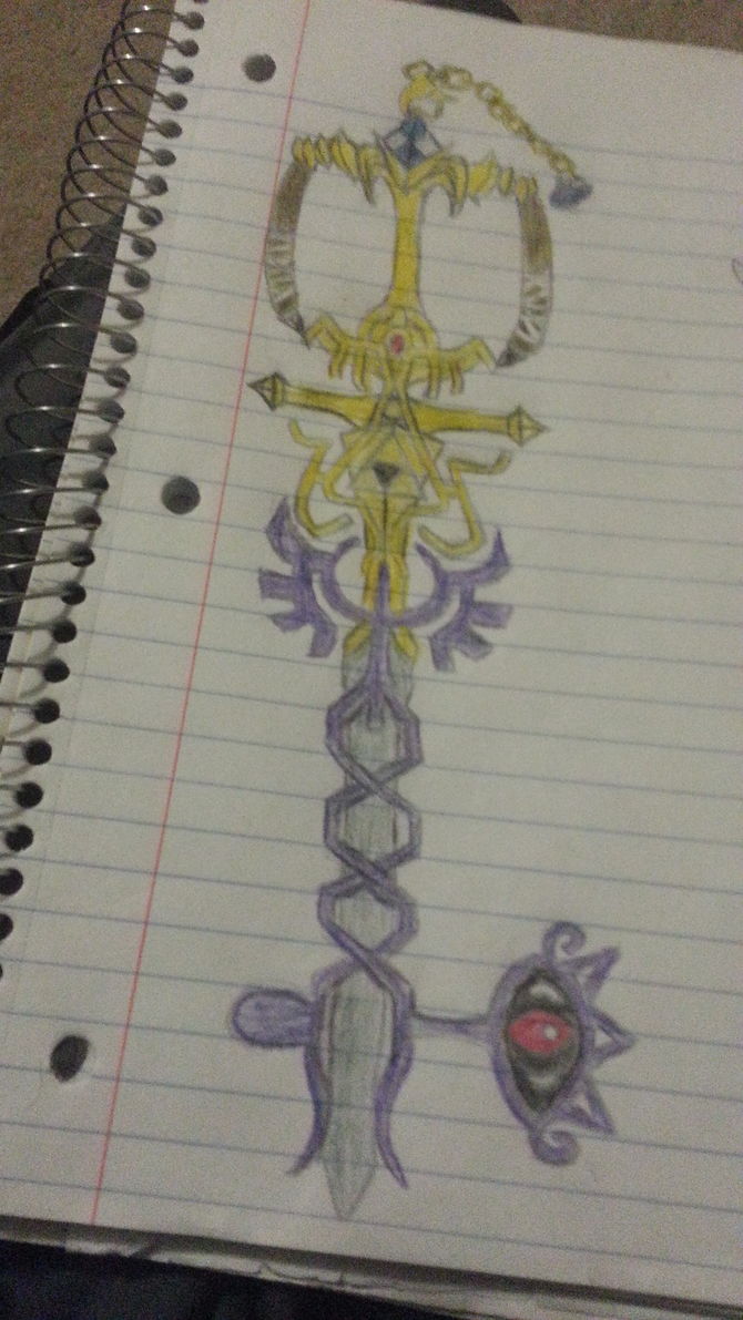 670x1191 how to draw a kingdom hearts keyblade steps - Kingdom Drawing