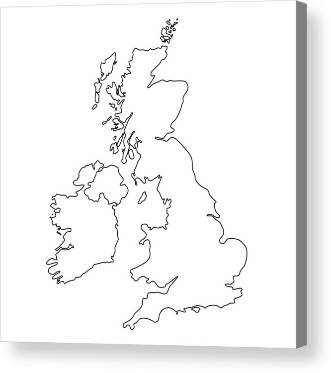 666x750 united kingdom map outline graphic freehand drawing on white - Kingdom Drawing
