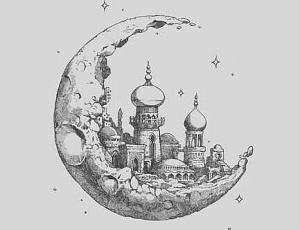 432x333 drawing of a kingdom on the moon! i love this drawing ideas - Kingdom Drawing