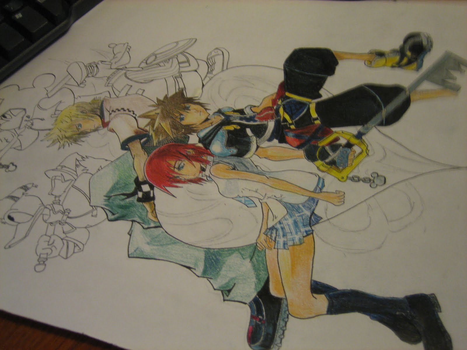 1600x1200 arts blog kingdom hearts drawing update - Kingdom Hearts Drawing
