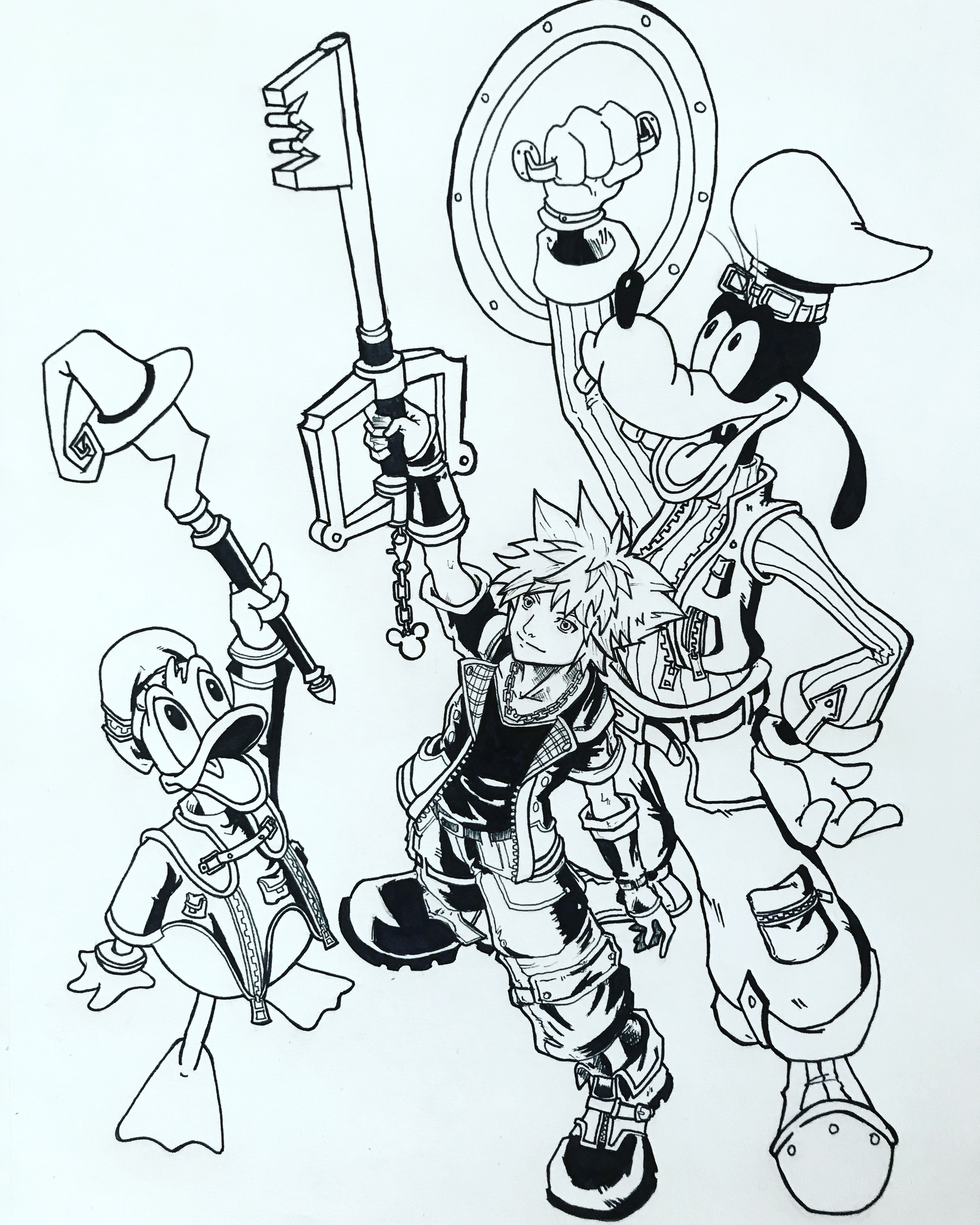 Kingdom Hearts Drawing at Explore collection of