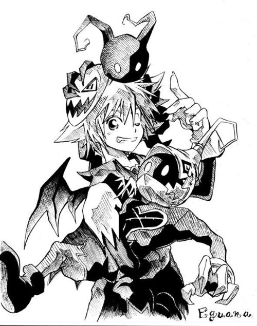 500x635 kingdom hearts discovered - Kingdom Hearts Drawing