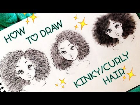 480x360 How To Draw Kinkycurly Hair Textures Christina - Kinky Drawings