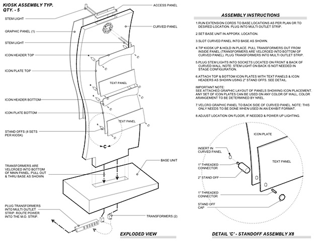 640x480 Levi Cunningham Design - Kiosk Drawing