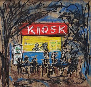 375x358 The Kiosk Drawing - Kiosk Drawing