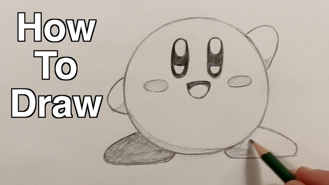1280x720 how to draw kirby - Kirby Drawing