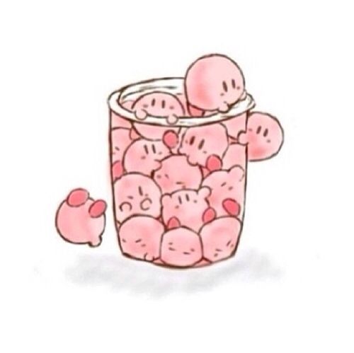500x499 kirby drawing art kawaii, kawaii art, cute drawings - Kirby Drawing