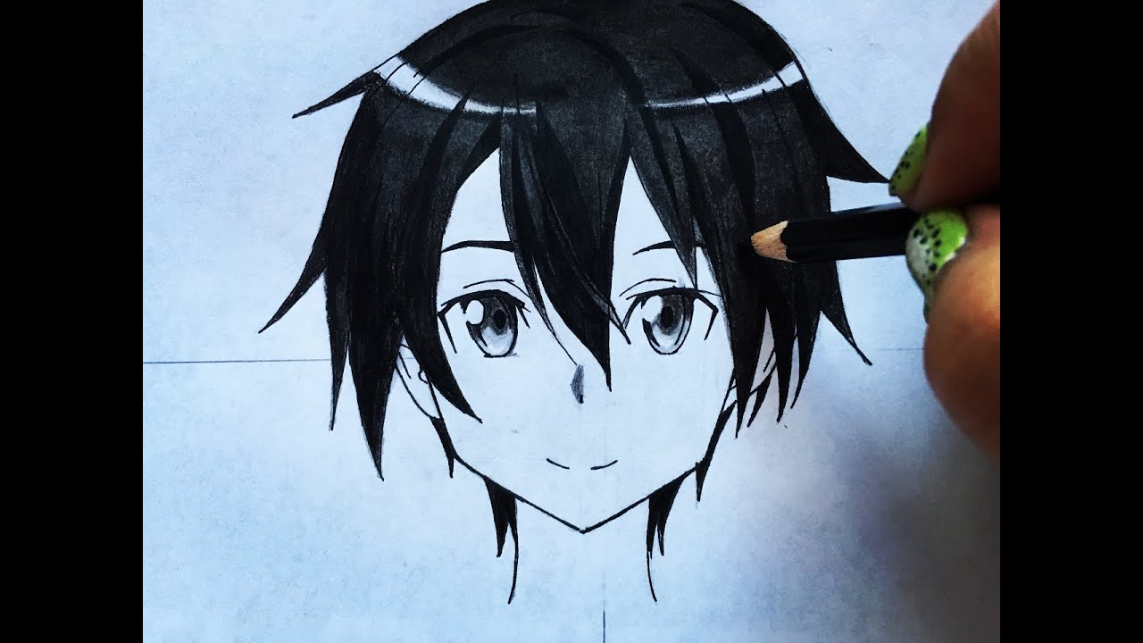 1280x720 How To Draw Kirito - Kirito Drawing