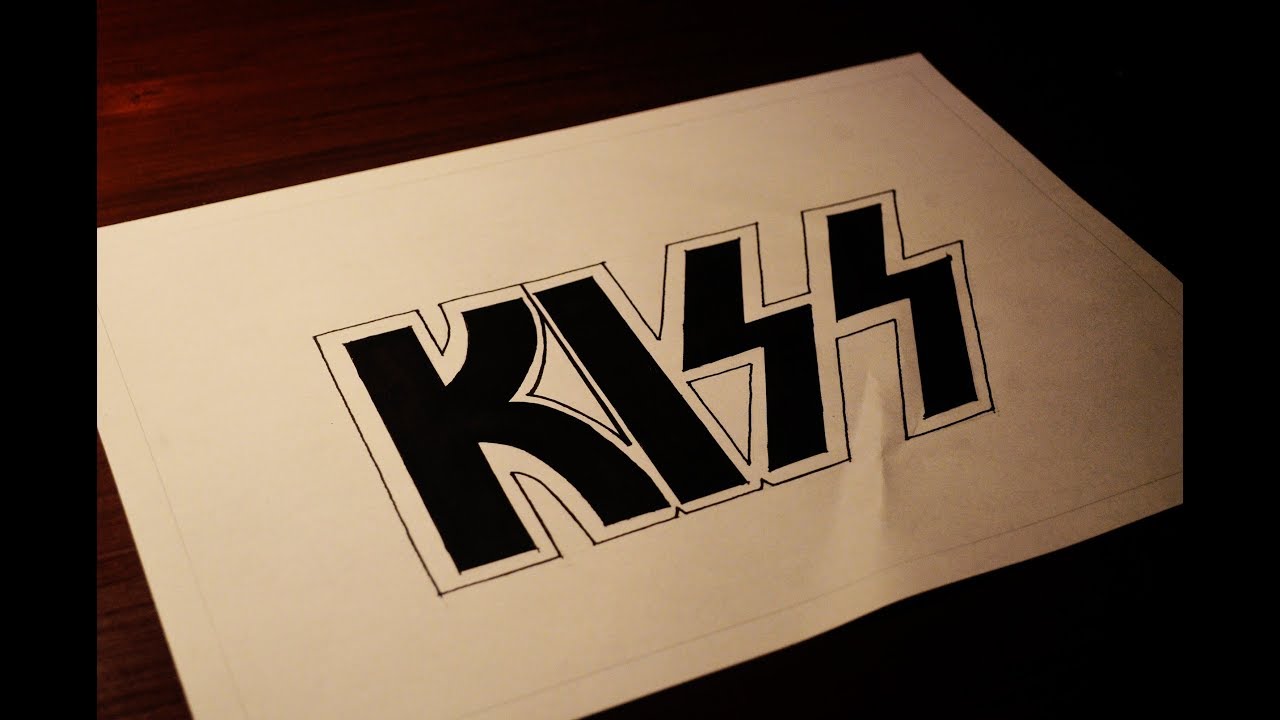 1280x720 Kiss Band Logo - Kiss Band Drawing
