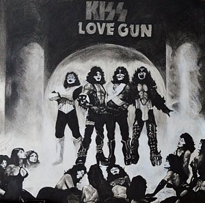 300x296 Kiss Drawing Drawing - Kiss Band Drawing