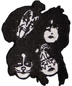 251x300 embroidered application kiss band logo iron on sew on patch rock - Kiss Band Drawing