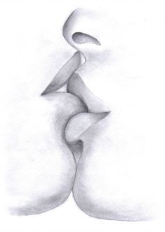 235x331 Simple Drawing Of A Kiss Art Inspiration Art, Art Sketches - Kiss Drawing