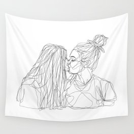 264x264 Kissing Wall Tapestries - Kiss Drawing Photos