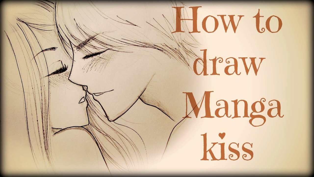 1280x720 Drawing Tutorial How To Draw A Couple Kissing - Kiss Drawing Photos