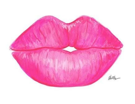 437x337 image result for kissing lips drawing art lips illustration - Kissing Lips Drawing