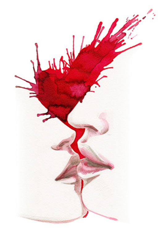 532x753 top kissing techniques how to kiss well enough to make him purr - Kissing Lips Drawing