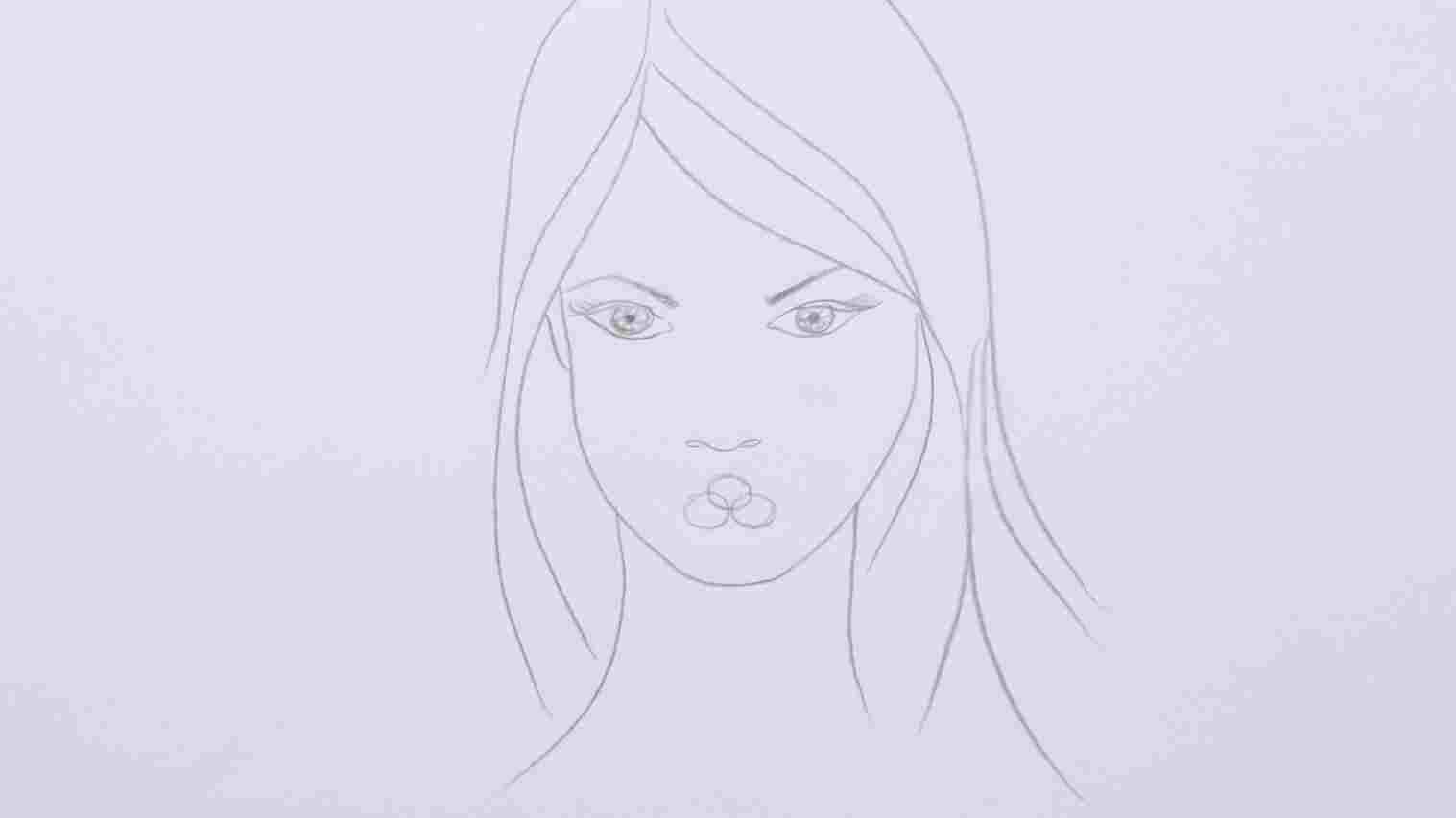 Kissy Face Drawing at Explore collection of Kissy Face Drawing