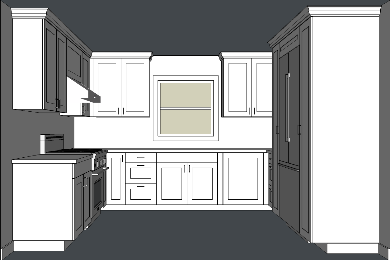 1253x836 designing kitchen cabinets with sketchup popular woodworking - Kitchen Cabinet Drawings