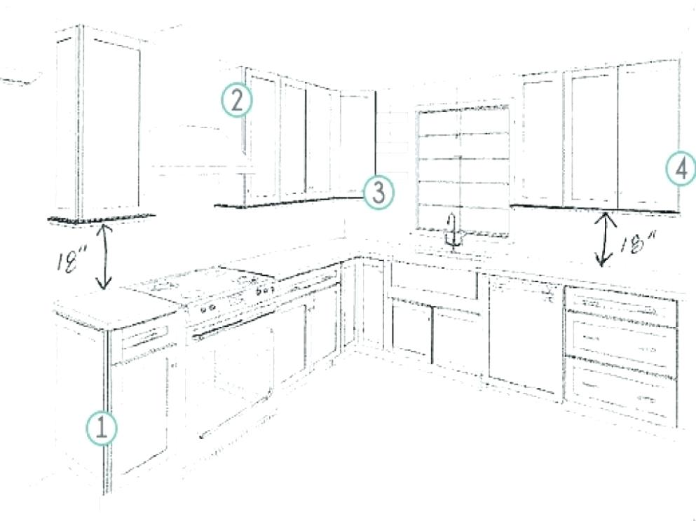 993x744 kitchen cabinet drawings kitchen cabinet drawing at free - Kitchen Cabinet Drawings