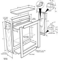 250x260 kitchen cabinet plans pdf building kitchen cabinets - Kitchen Cabinet Drawings
