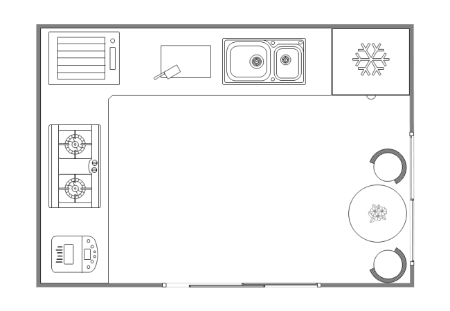 650x450 kitchen design layout free kitchen design layout templates - Kitchen Design Drawing