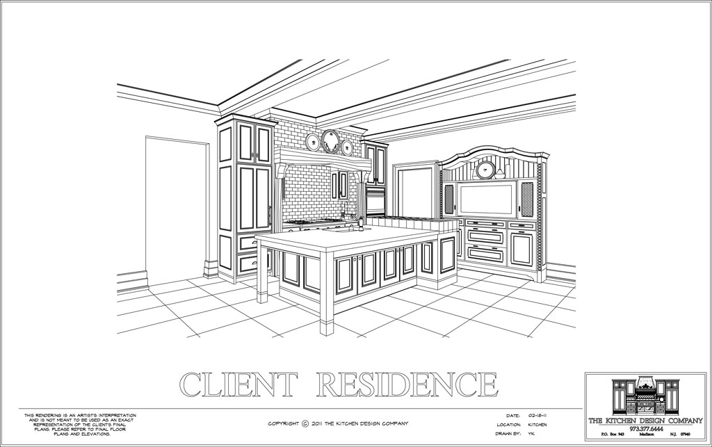 1024x643 Perfect Kitchen Interior Design Drawings - Kitchen Design Drawing