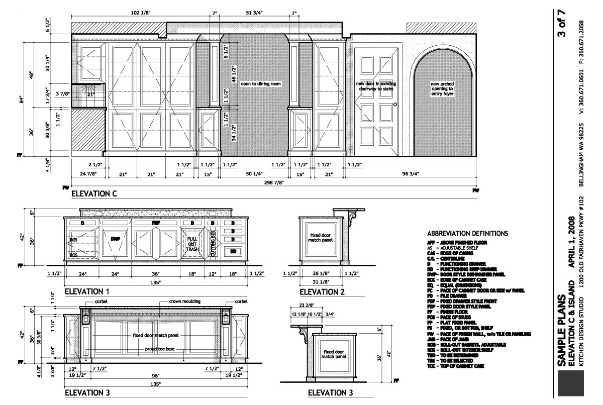 1200x806 Construction Plans Kitchen Design Studio - Kitchen Design Drawing