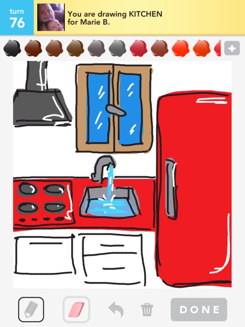 500x667 Simple How To Draw A Kitchen Drawing Easy At Get Com Free - Kitchen Drawing Easy