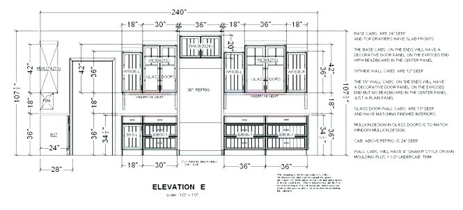 665x302 Kitchen Cabinet Drawing - Kitchen Drawing Free