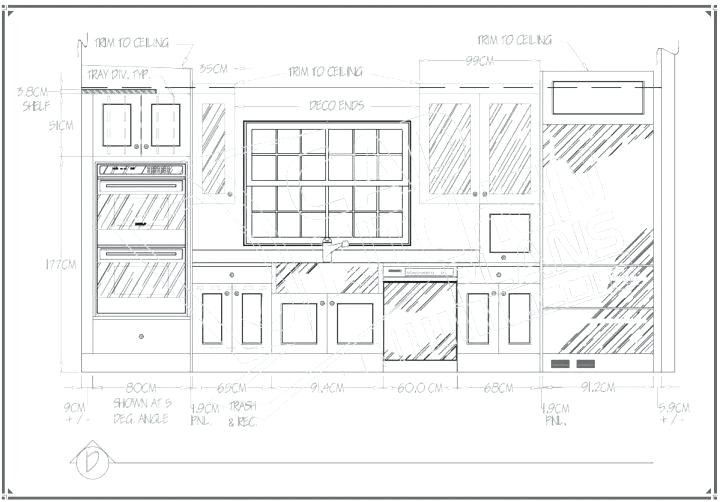 720x502 Kitchen Free Cad Photo Design - Kitchen Drawing Free