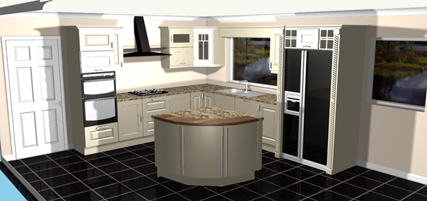 604x285 Cad Kitchen Drawings Gurteen Kitchens - Kitchen Drawings