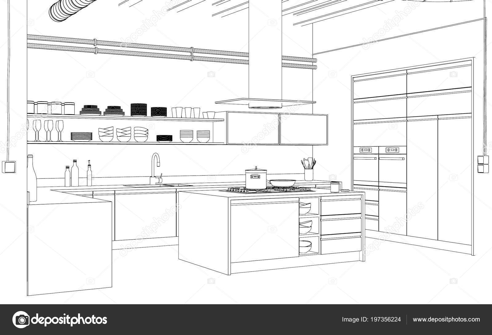 1600x1089 Design Kitchen Drawings Archives - Kitchen Drawings
