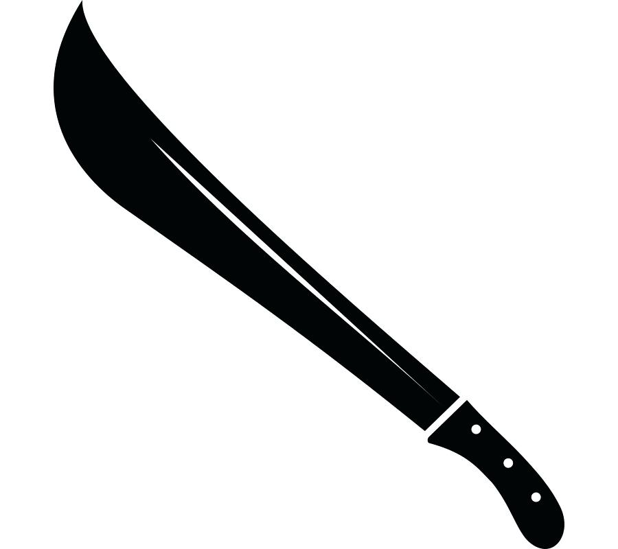 900x800 kitchen knife clip art machete knife drawing clip art axe logo set - Kitchen Knife Drawing