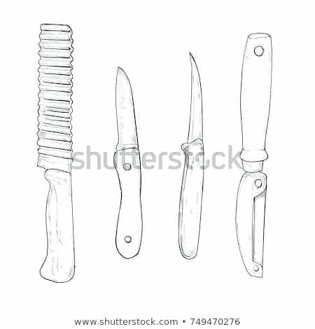 450x470 Kitchen Knife Drawing - Kitchen Knife Drawing