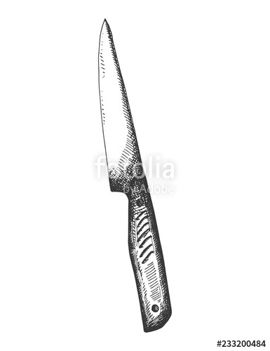 Kitchen Knife Drawing At Explore Collection Of