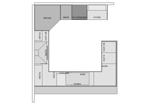 20+ Fantastic Ideas Kitchen Design Kitchen Layout Drawing | Art Gallery