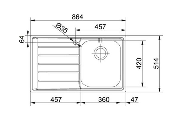 600x400 franke nex kitchen sink - Kitchen Sink Drawing