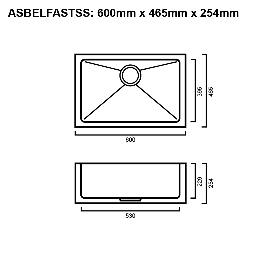 900x900 Belfast - Kitchen Sink Drawing
