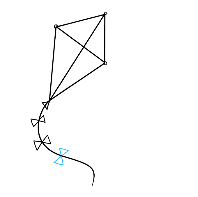 680x678 how to draw a kite - Kite Drawing Images