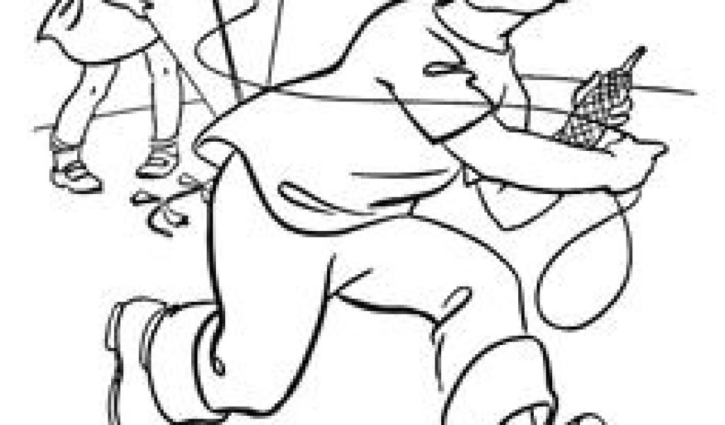 1024x600 drawing of a girl flying a kite color the kite flying scene kids - Kite Flying Drawing